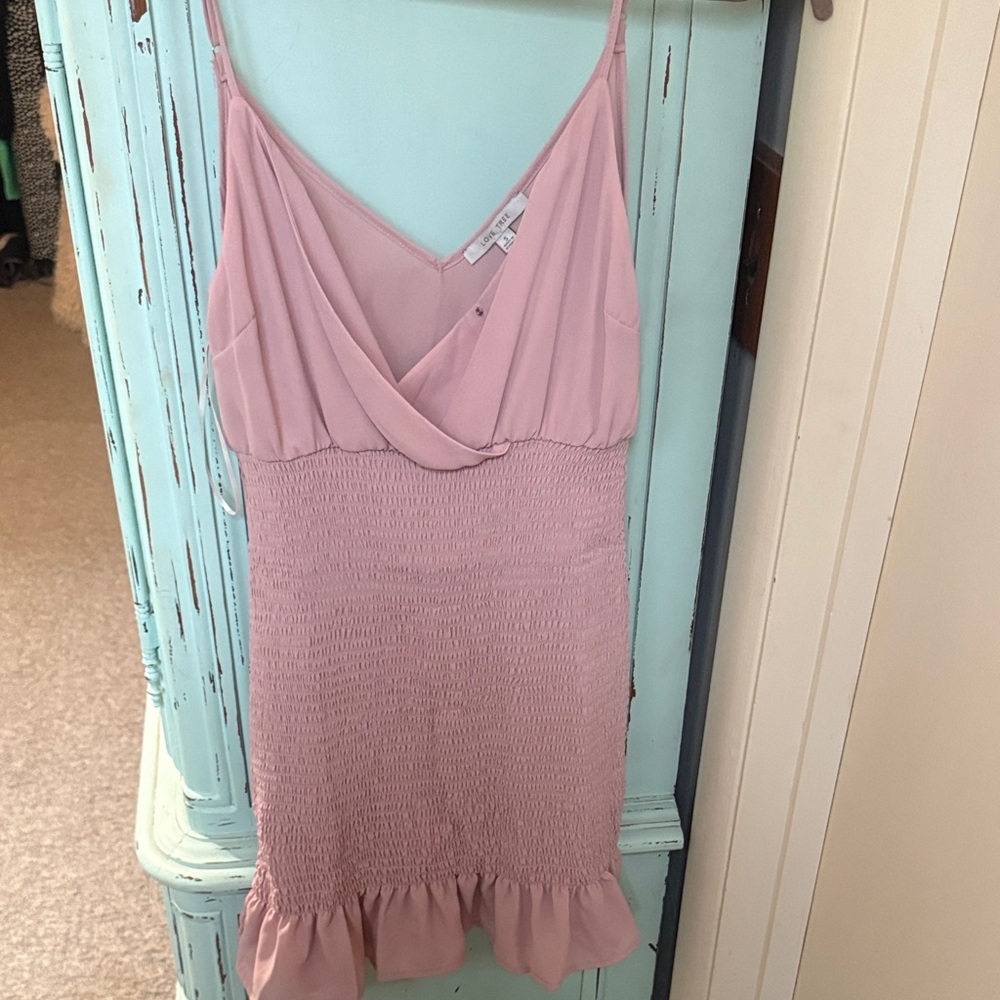 Love Tree Pink Mini Dress